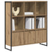 Dulap pentru cărți 2 pcs Stejar artizanal 99,5 x 30 x 108 cm - WALTI WALTI