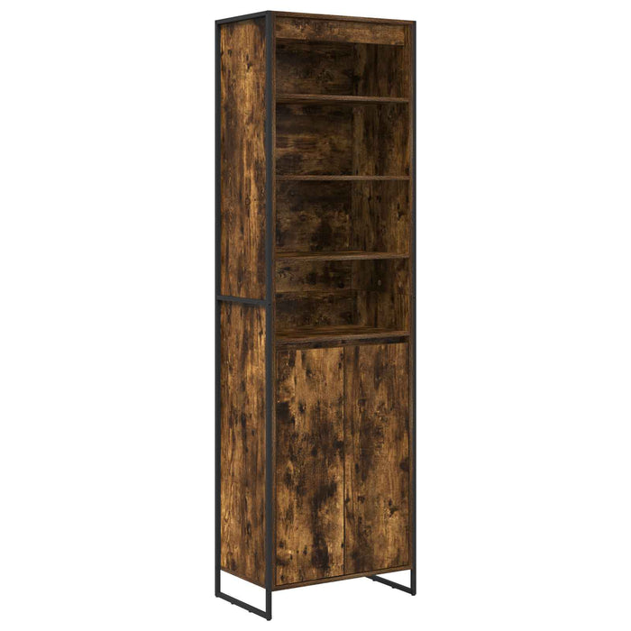 Dulapuri Înalte 2 pcs Stejar fumuriu 60 x 36 x 300 cm - WALTI WALTI