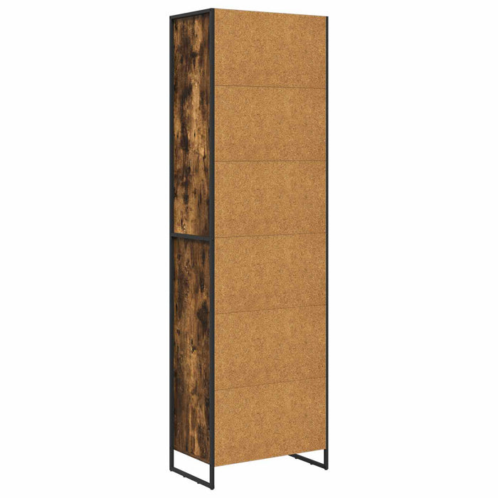 Dulapuri Înalte 2 pcs Stejar fumuriu 60 x 36 x 300 cm - WALTI WALTI