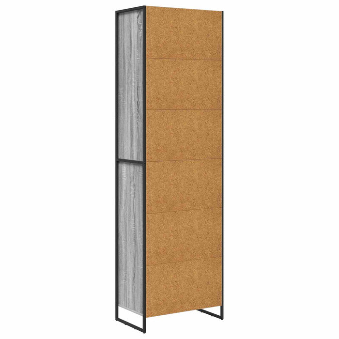 Dulapuri Înalte 2 pcs Gri Sonoma 60 x 36 x 300 cm Lemn compozit - WALTI WALTI