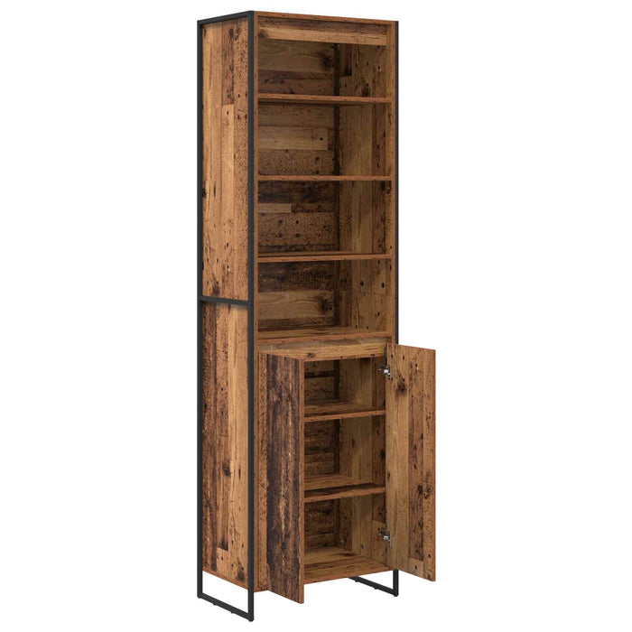 Dulapuri Înalte 2 pcs Lemn Vechi 60 x 36 x 300 cm Lemn compozit - WALTI WALTI
