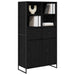 Bufet 2 pcs Stejar Negru 81 x 36 x 150.5 cm Lemn compozit - WALTI WALTI