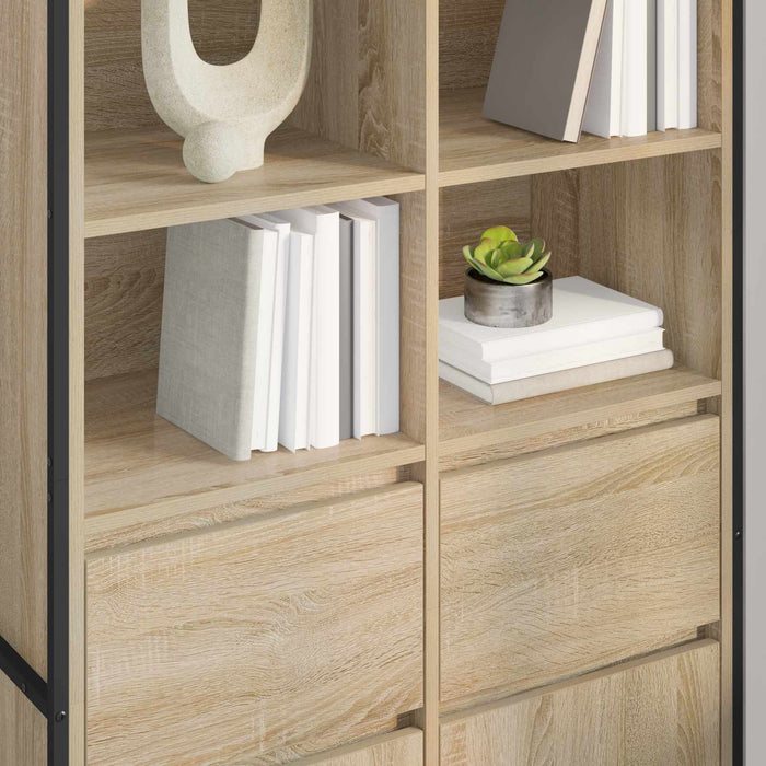 Bufet cu sertar 2 pcs Sonoma 81 x 36 x 150.5 cm Lemn compozit - WALTI WALTI