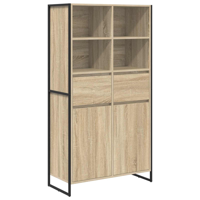 Bufet cu sertar 2 pcs Sonoma 81 x 36 x 150.5 cm Lemn compozit - WALTI WALTI