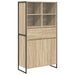 Bufet cu sertar 2 pcs Sonoma 81 x 36 x 150.5 cm Lemn compozit - WALTI WALTI