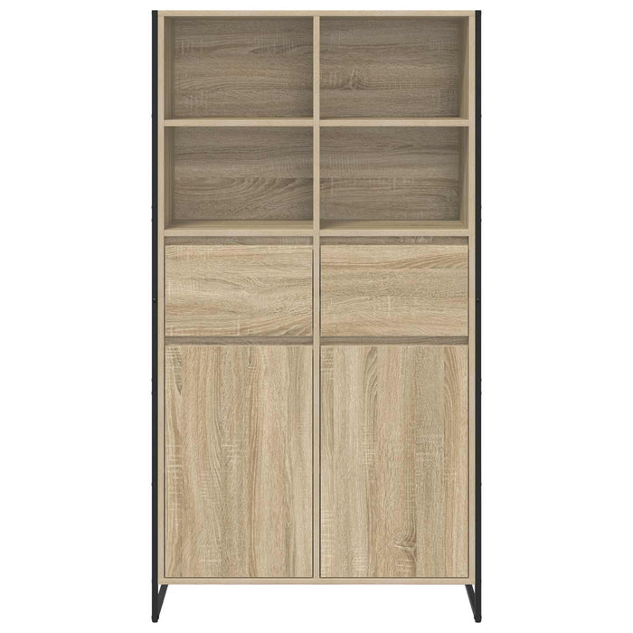Bufet cu sertar 2 pcs Sonoma 81 x 36 x 150.5 cm Lemn compozit - WALTI WALTI