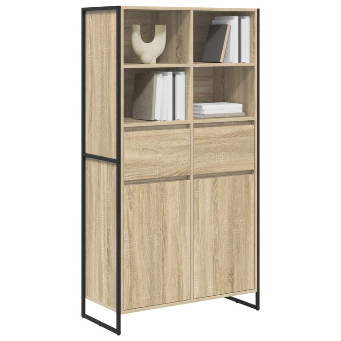Bufet cu sertar 2 pcs Sonoma 81 x 36 x 150.5 cm Lemn compozit - WALTI WALTI