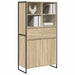 Bufet cu sertar 2 pcs Sonoma 81 x 36 x 150.5 cm Lemn compozit - WALTI WALTI