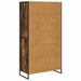 Bufet 2 pcs Stejar fumuriu 81 x 36 x 150.5 cm Lemn compozit - WALTI WALTI