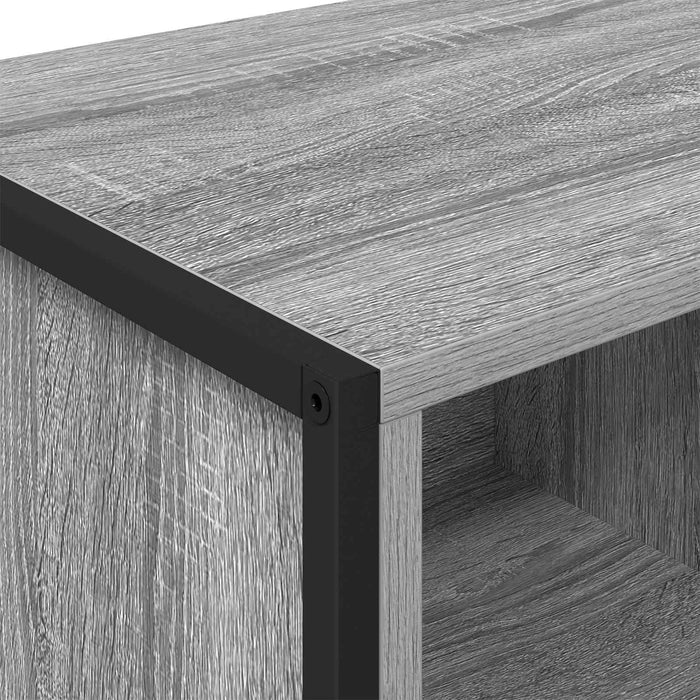 Bufet 2 pcs Gri Sonoma 81 x 36 x 150.5 cm Lemn compozit - WALTI WALTI