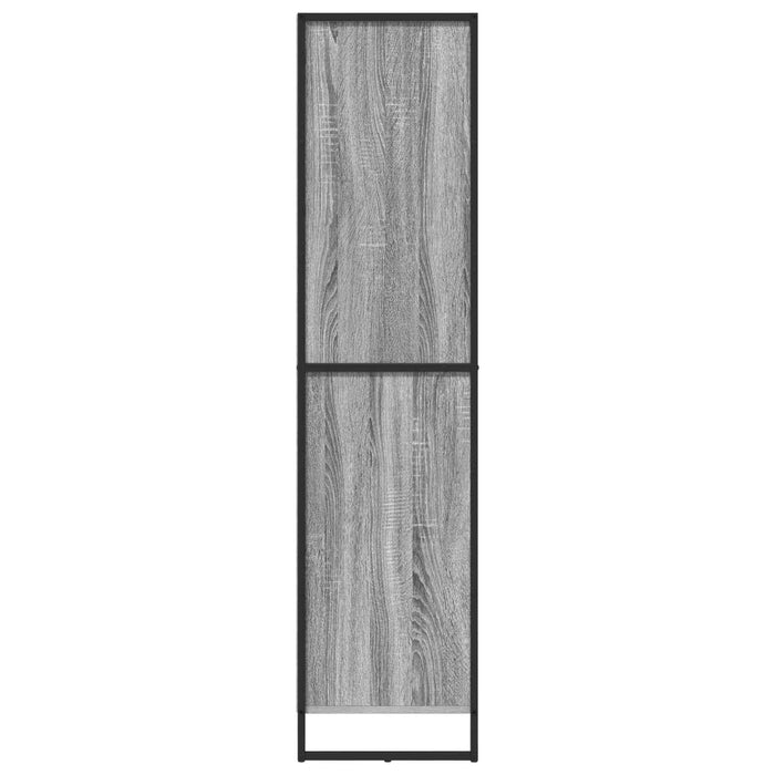 Bufet 2 pcs Gri Sonoma 81 x 36 x 150.5 cm Lemn compozit - WALTI WALTI