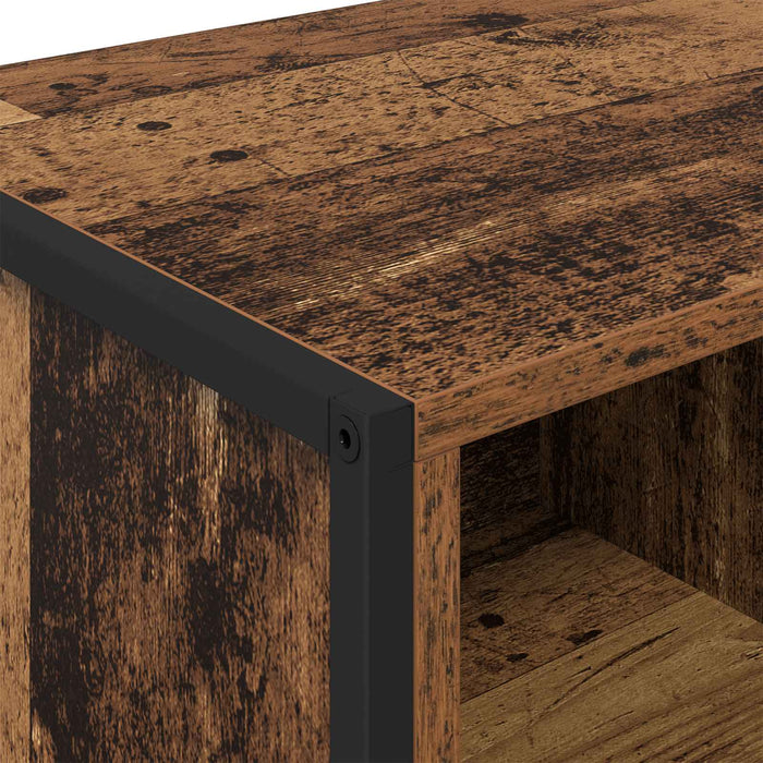 Bufet 2 pcs Lemn Vechi 81 x 36 x 150.5 cm Lemn compozit - WALTI WALTI