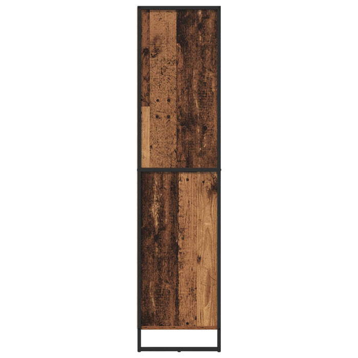 Bufet 2 pcs Lemn Vechi 81 x 36 x 150.5 cm Lemn compozit - WALTI WALTI
