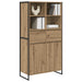 Bufet 2 pcs Stejar artizanal 81 x 36 x 150.5 cm Lemn compozit - WALTI WALTI