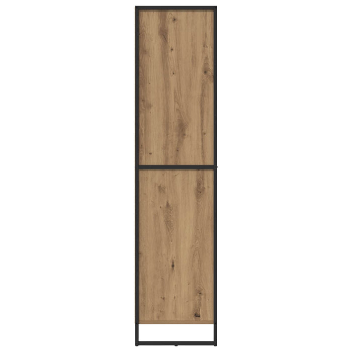 Bufet 2 pcs Stejar artizanal 81 x 36 x 150.5 cm Lemn compozit - WALTI WALTI