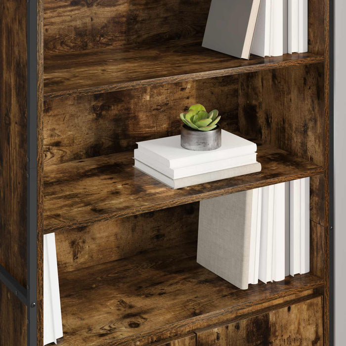 Dulapuri Înalte 2 pcs Stejar fumuriu 60 x 36 x 300 cm - WALTI WALTI