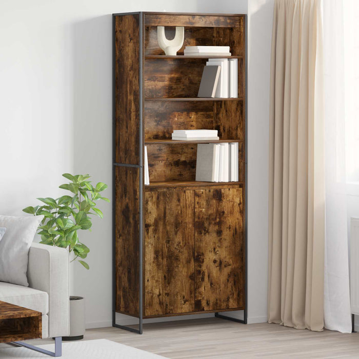 Dulapuri Înalte 2 pcs Stejar fumuriu 60 x 36 x 300 cm - WALTI WALTI