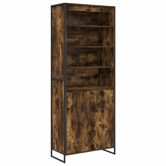 Dulapuri Înalte 2 pcs Stejar fumuriu 60 x 36 x 300 cm - WALTI WALTI