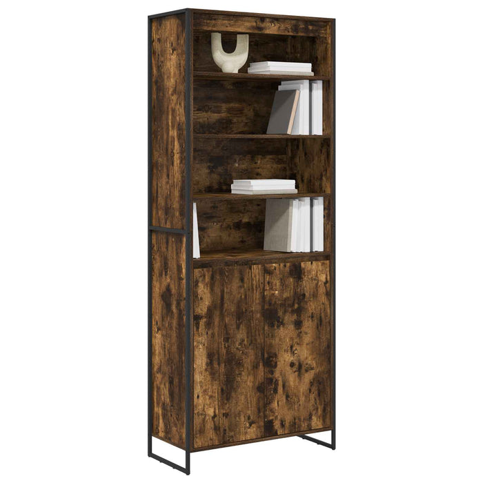 Dulapuri Înalte 2 pcs Stejar fumuriu 60 x 36 x 300 cm - WALTI WALTI