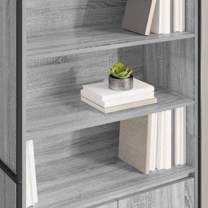 Dulapuri Înalte 2 pcs Gri Sonoma 60 x 36 x 300 cm Lemn compozit - WALTI WALTI