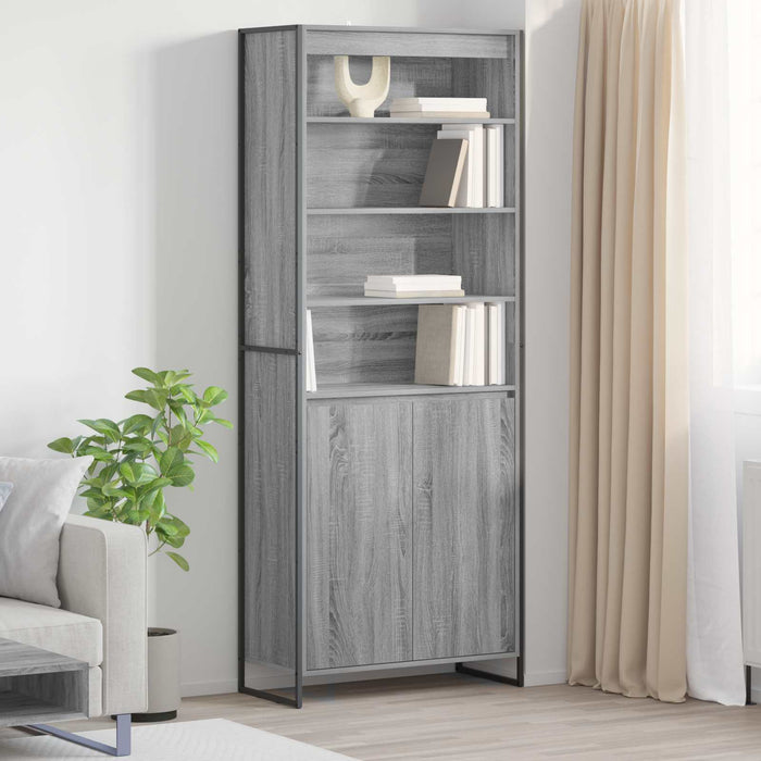 Dulapuri Înalte 2 pcs Gri Sonoma 60 x 36 x 300 cm Lemn compozit - WALTI WALTI