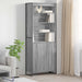 Dulapuri Înalte 2 pcs Gri Sonoma 60 x 36 x 300 cm Lemn compozit - WALTI WALTI