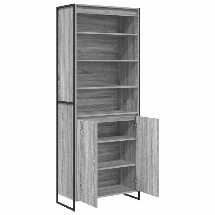 Dulapuri Înalte 2 pcs Gri Sonoma 60 x 36 x 300 cm Lemn compozit - WALTI WALTI