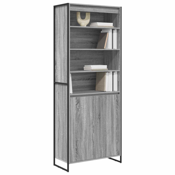 Dulapuri Înalte 2 pcs Gri Sonoma 60 x 36 x 300 cm Lemn compozit - WALTI WALTI