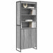 Dulapuri Înalte 2 pcs Gri Sonoma 60 x 36 x 300 cm Lemn compozit - WALTI WALTI