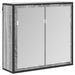 Set de mobilier pentru baie cu sertar Gri Sonoma Lemn compozit - WALTI WALTI