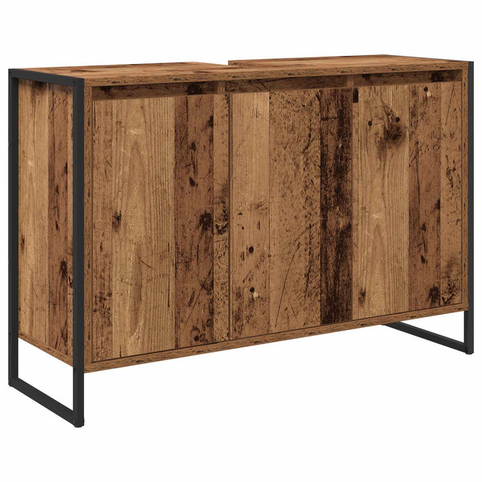 Set de mobilier pentru baie cu sertar Lemn vechi Lemn compozit - WALTI WALTI