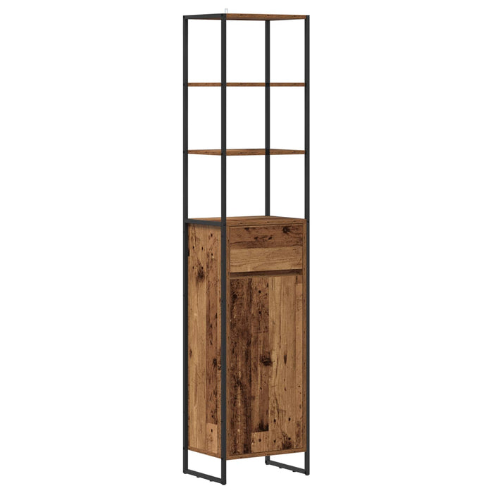 Set de mobilier pentru baie cu sertar Lemn vechi Lemn compozit - WALTI WALTI