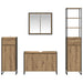 Set de mobilier pentru baie Stejar Artizanal Lemn compozit - WALTI WALTI