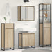 Set de mobilier pentru baie cu raft Stejar Sonoma Lemn compozit - WALTI WALTI