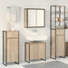 Set de mobilier pentru baie cu raft Stejar Sonoma Lemn compozit - WALTI WALTI