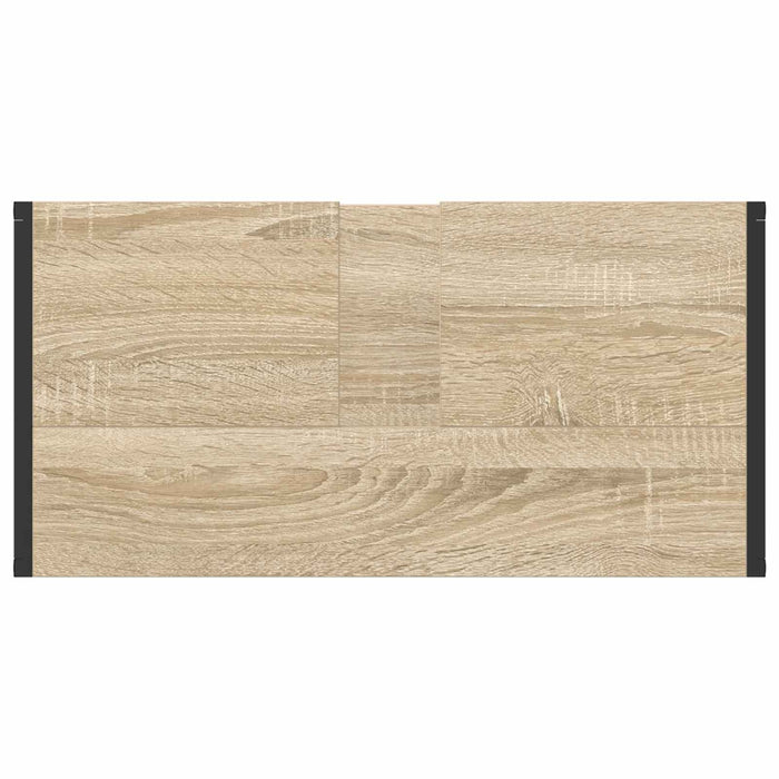 Set de mobilier pentru baie cu raft Stejar Sonoma Lemn compozit - WALTI WALTI