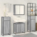 Set de mobilier pentru baie cu sertar Gri Sonoma Lemn compozit - WALTI WALTI