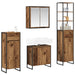 Set de mobilier pentru baie cu sertar Lemn vechi Lemn compozit - WALTI WALTI