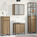 Set de mobilier pentru baie Stejar Artizanal Lemn compozit - WALTI WALTI