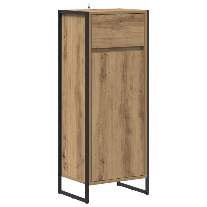 Set de mobilier pentru baie Stejar Artizanal Lemn compozit - WALTI WALTI