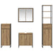 Set de mobilier pentru baie Stejar Artizanal Lemn compozit - WALTI WALTI