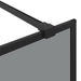 Zid de duș walk-in Negru 80 x 195 cm sticlă securizată - WALTI WALTI
