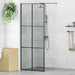 Zid de duș walk-in Negru 80 x 195 cm sticlă securizată - WALTI WALTI