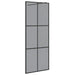 Zid de duș walk-in Negru 80 x 195 cm sticlă securizată - WALTI WALTI