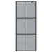 Zid de duș walk-in Negru 80 x 195 cm sticlă securizată - WALTI WALTI