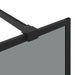 Zid de duș walk-in Negru 140 x 195 cm sticlă securizată - WALTI WALTI