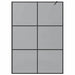 Zid de duș walk-in Negru 140 x 195 cm sticlă securizată - WALTI WALTI