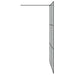 Zid de duș walk-in Negru 140 x 195 cm sticlă securizată - WALTI WALTI