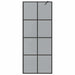 Zid de duș walk-in Negru 80 x 195 cm sticlă securizată - WALTI WALTI