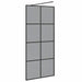 Zid de duș walk-in Negru 90 x 195 cm sticlă securizată - WALTI WALTI